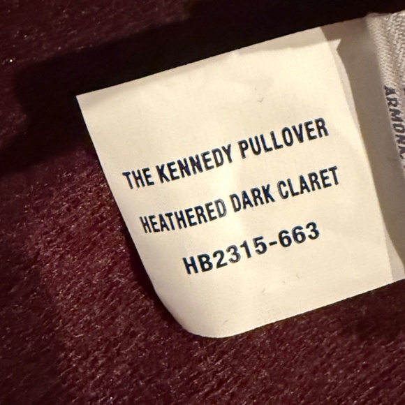 Holderness & Bourne Men's XL The Kennedy Heathered Dark Claret MSRP $135 - Picture 8 of 9